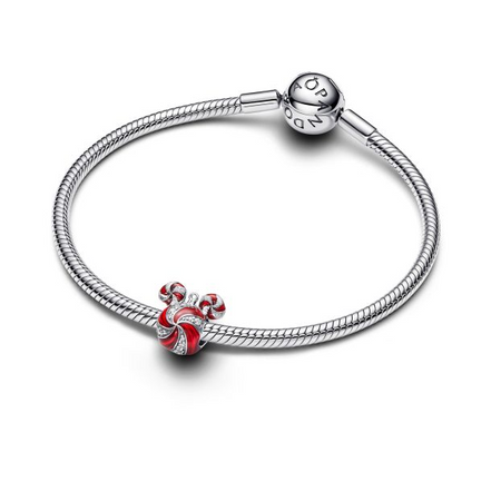 Pandora X Disney Silver Mickey Mouse Christmas Oranament Charm