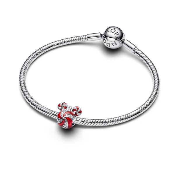 Pandora X Disney Silver Mickey Mouse Christmas Oranament Charm