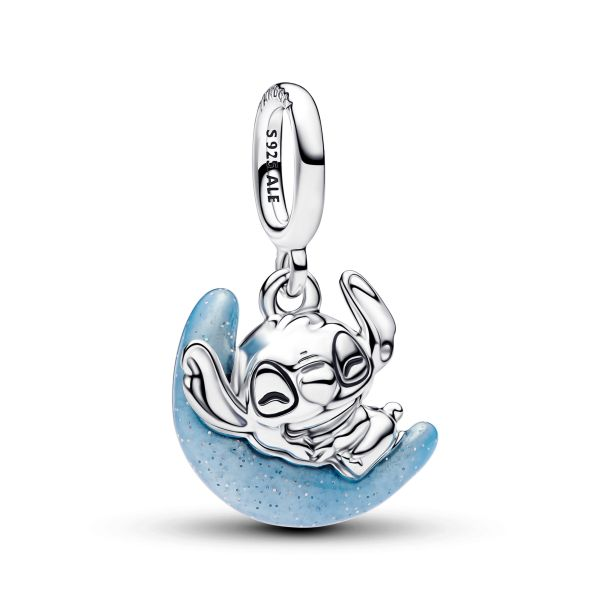 Pandora X Disney Stitch Glow-In-The-Dark Moon Dangle Charm