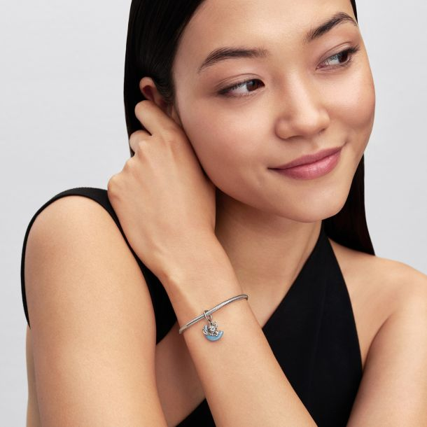 Pandora X Disney Stitch Glow-In-The-Dark Moon Dangle Charm