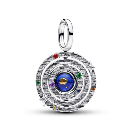Pandora Moments Spinning Armillary Sphere Dangle Charm