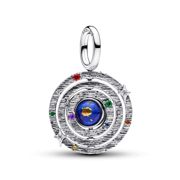 Pandora Moments Spinning Armillary Sphere Dangle Charm