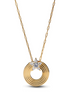 Pandora Moments 14K Gold-Plated Sparkling Shooting Star Pendant Necklace 45cm