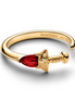 Pandora X Disney 14K Gold-Plated Mulan Sword Open Ring Size 7