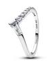 Pandora Timeless Tiara Baguette Pave' Band Ring Size 8.5