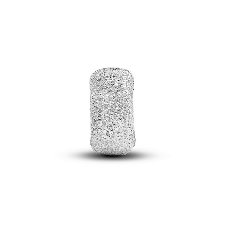 Pandora Me/Moments Silver Textured Mini Clip Charm