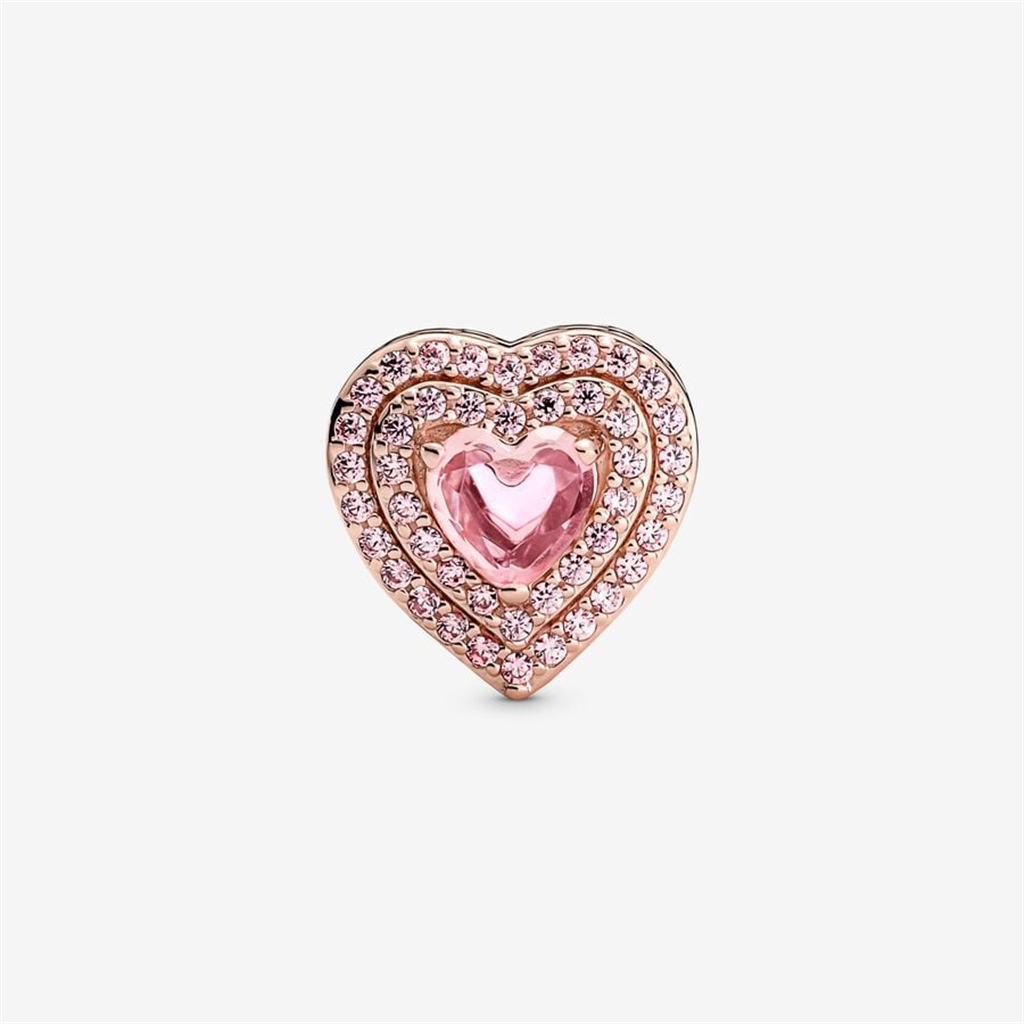 Pandora Timeless Sparkling Levelled Heart Charm