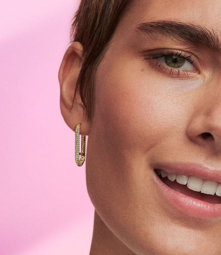 Pandora ME Extended Pavé Link Single Earring