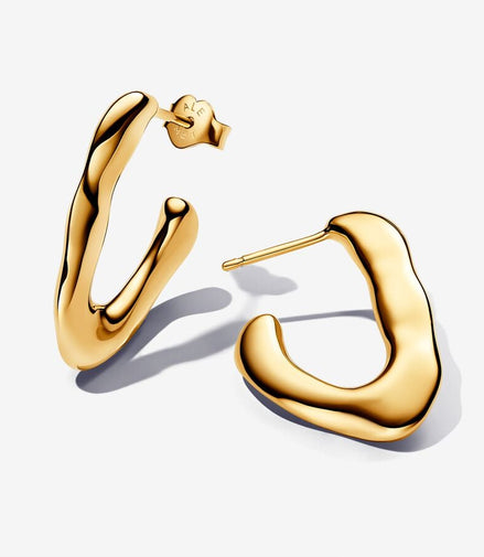 Pandora Essence Organically V-shaped Open Hoop Earrings