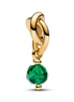 Pandora Moments May Faceted Green Eternity Circle Dangle Charm