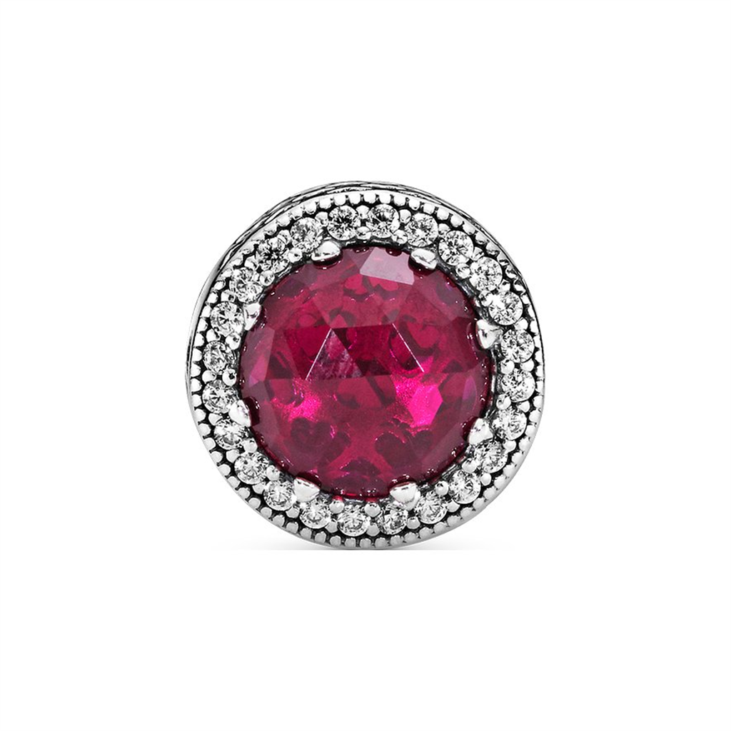 Pandora Sparkling Cerise Pink Charm