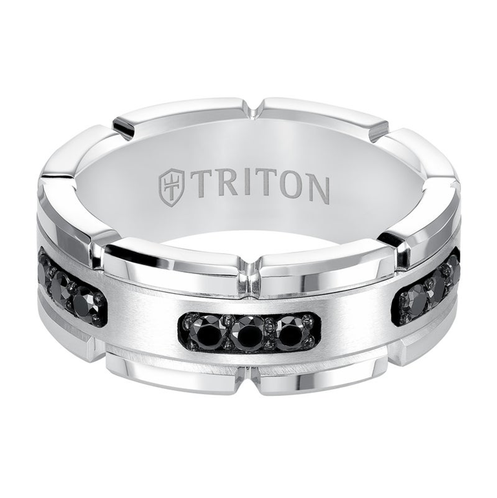 Frederick Goldman Comfort Fit Black Diamond Goldman Band