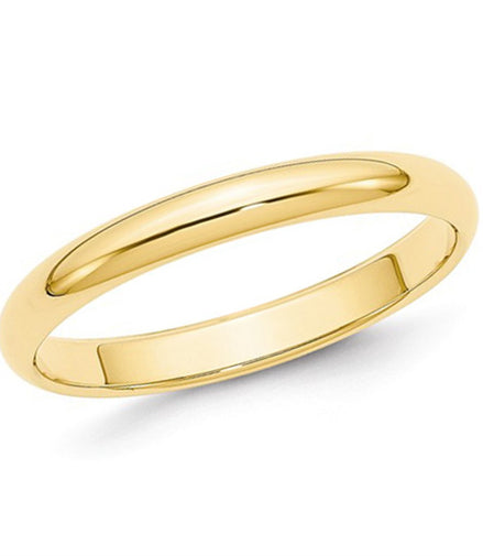 Frederick Goldman 14K Yellow Gold 3MM Comfort Fit Wedding Band