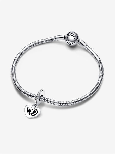 Baby Feet Engravable Dangle Charm