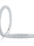 A.JAFFE 14K White Gold Wedding Band