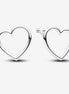 Pandora Moments Front-Facing Heart Stud Earrings