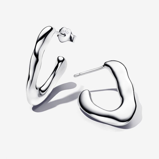 Pandora Essence Organically V-Shaped Open Hoop Earrings