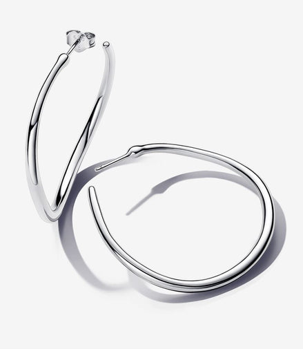 Pandora Essence Organically Shaped 42 mm Open Hoop Earrings