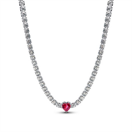 Pandora Timeless Halo Heart Choker 40 cm