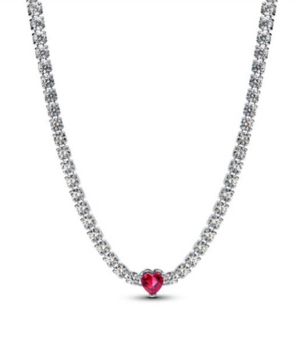 Pandora Timeless Halo Heart Choker 40 cm