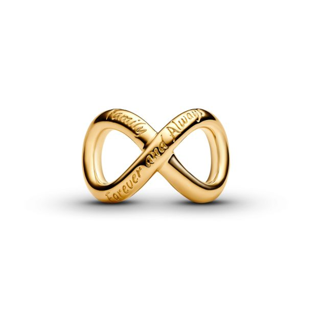 Pandora Moments Forever And Always Infinity Gold-Plated Charm