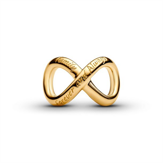 Pandora Moments Forever And Always Infinity Gold-Plated Charm