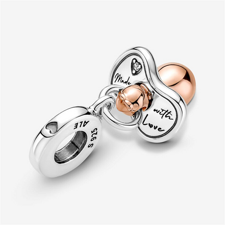 Pandora Moments Baby Pacifier Dangle Charm