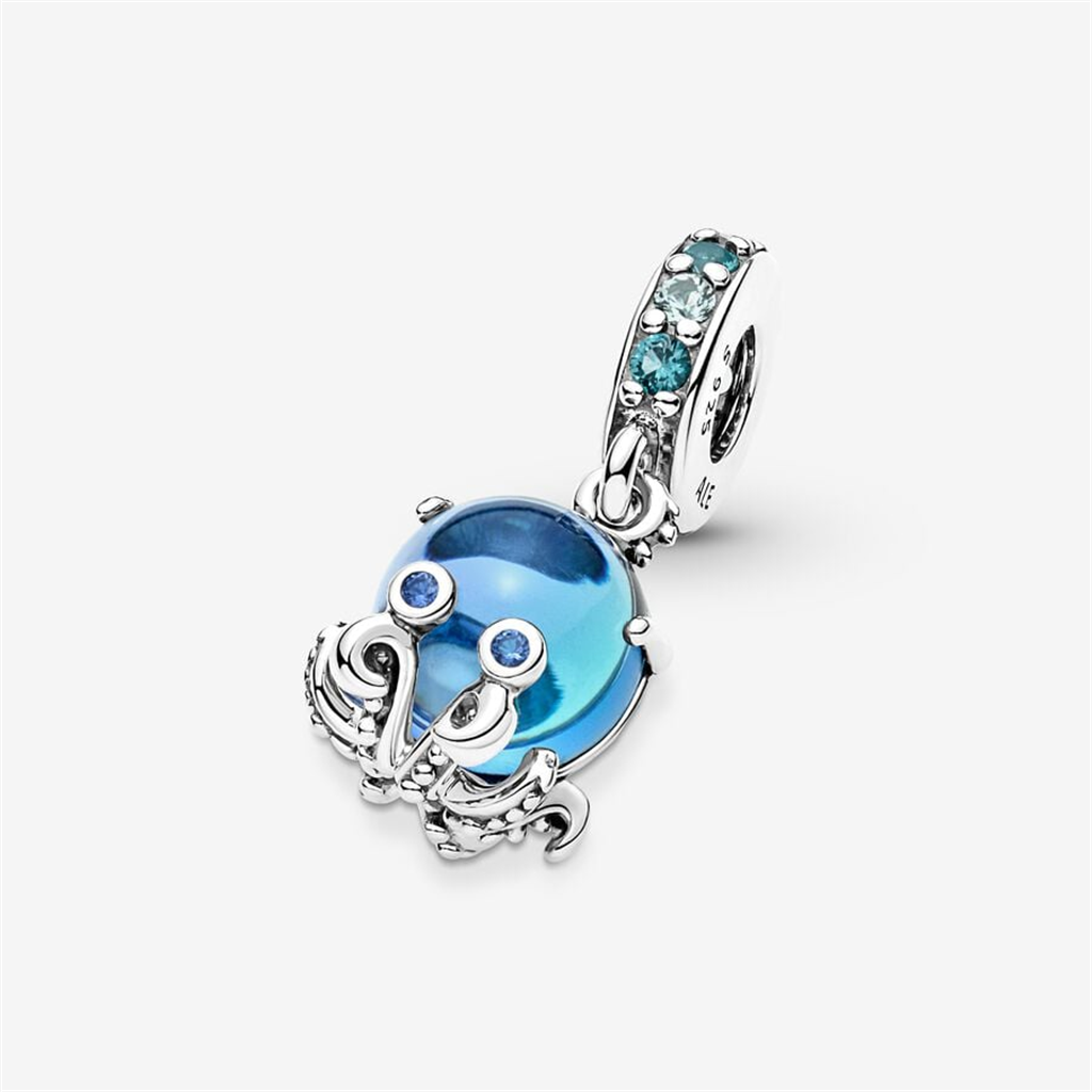 Pandora Moments Murano Glass Cute Octopus Dangle Charm