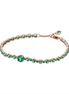Pandora Timeless Rose Sparkling Green Pavé Tennis Bracelet Size 18