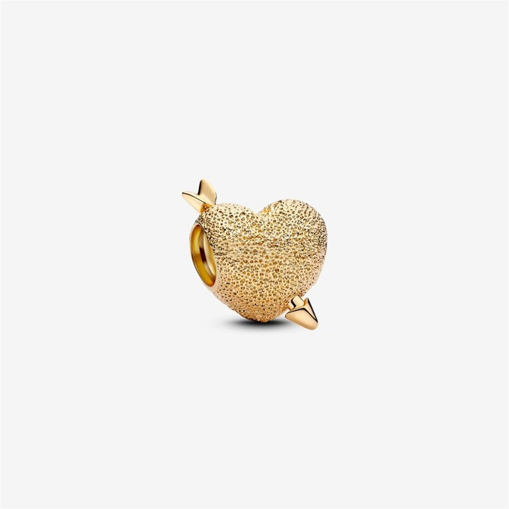 Pandora Moments Gold Plated Cupid Heart Charm