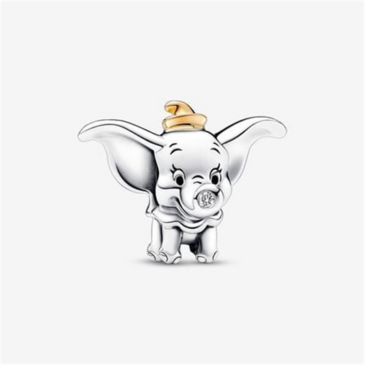 Pandora Disney 100th Anniversary 14K Gold And Lab Grown Diamond Dumbo  Charm