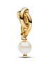 Pandora Moments June Birthstone Treated Freshwater Cultured Pearl Eternity Circle Dangle Charm