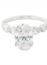A.JAFFE 14K White Gold 0.77 CTW Diamond Melee Semi-Mount Engagement Ring