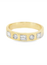 14k Yellow Gold And Multi-Shaped 0.46 CTW Diamond Ring