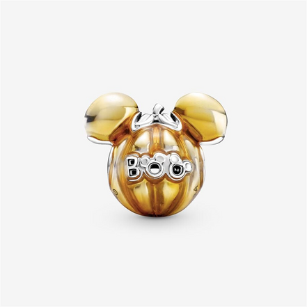 Pandora Disney Mickey Mouse Pumpkin Charm