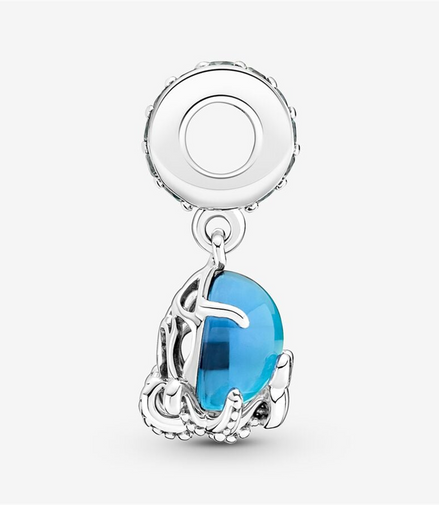Pandora Moments Murano Glass Cute Octopus Dangle Charm