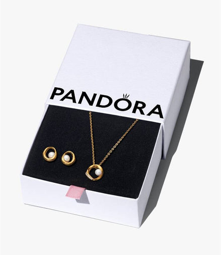 Organic Sparkle And Pearl Jewelry Gift Set