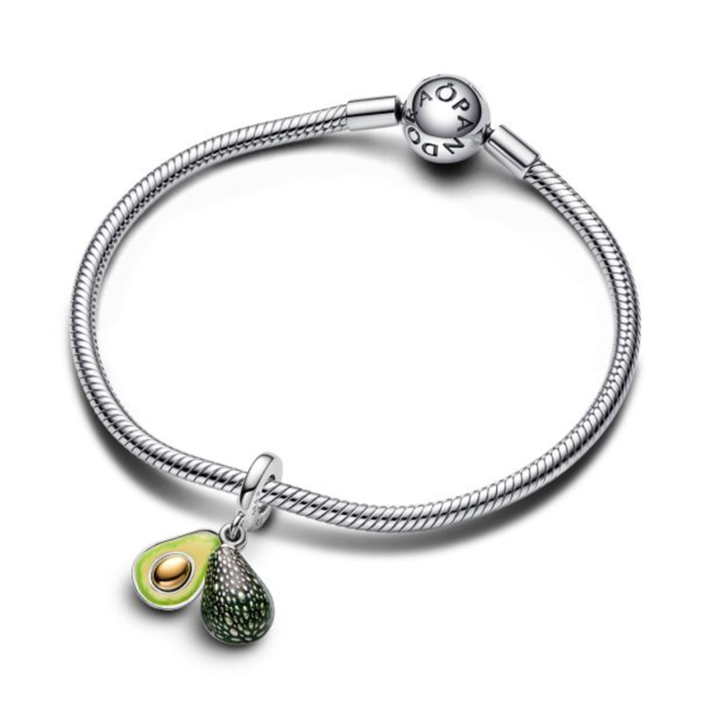 Pandora ME/Moments Avocado Double Gold-Plated Dangle Charm