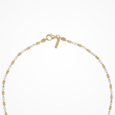 Desmos Two Tone Design Legacy Necklace 16"