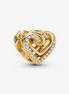 Pandora Timeless Sparkling Entwined Hearts Charm