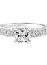 Artcarved 14K White Gold Diamond Semi-mount Engagement Ring