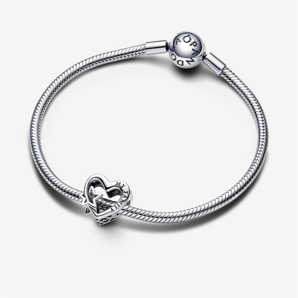 Pandora Moments Openwork Family Heart And Star Charm