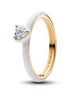 Pandora ME White Chakra Heart Gold-Plated Ring Size 7
