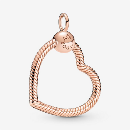Pandora Moments Rose Heart Charm Pendant