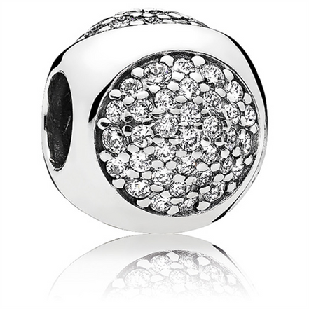 Sterling Silver Dazzling Droplet Charm