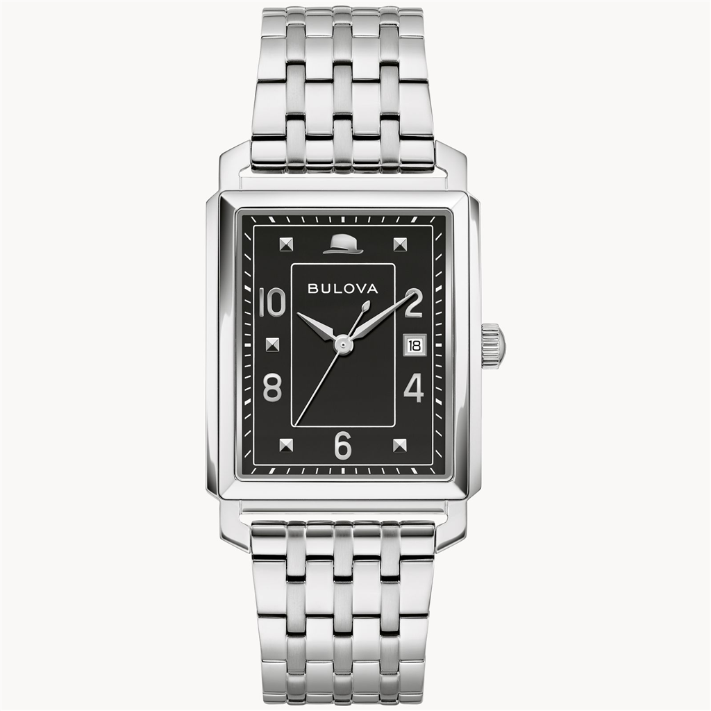 Bulova Men's Frank Sinitra "The Very THought Of You Collection"  Stainless Steel Bracelet Watch