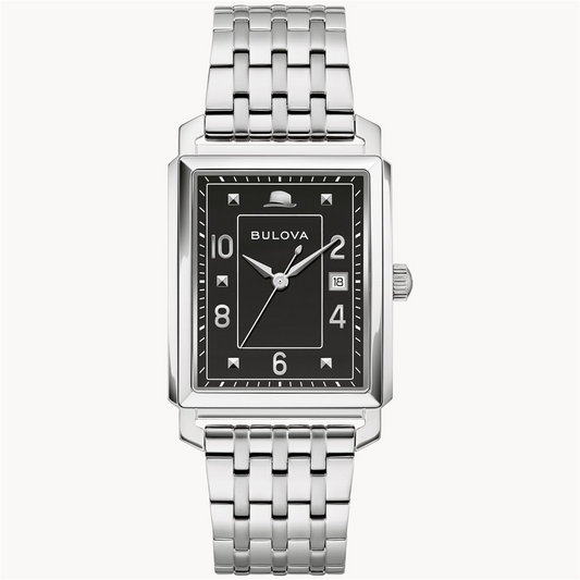 Bulova Men's Frank Sinitra "The Very THought Of You Collection"  Stainless Steel Bracelet Watch