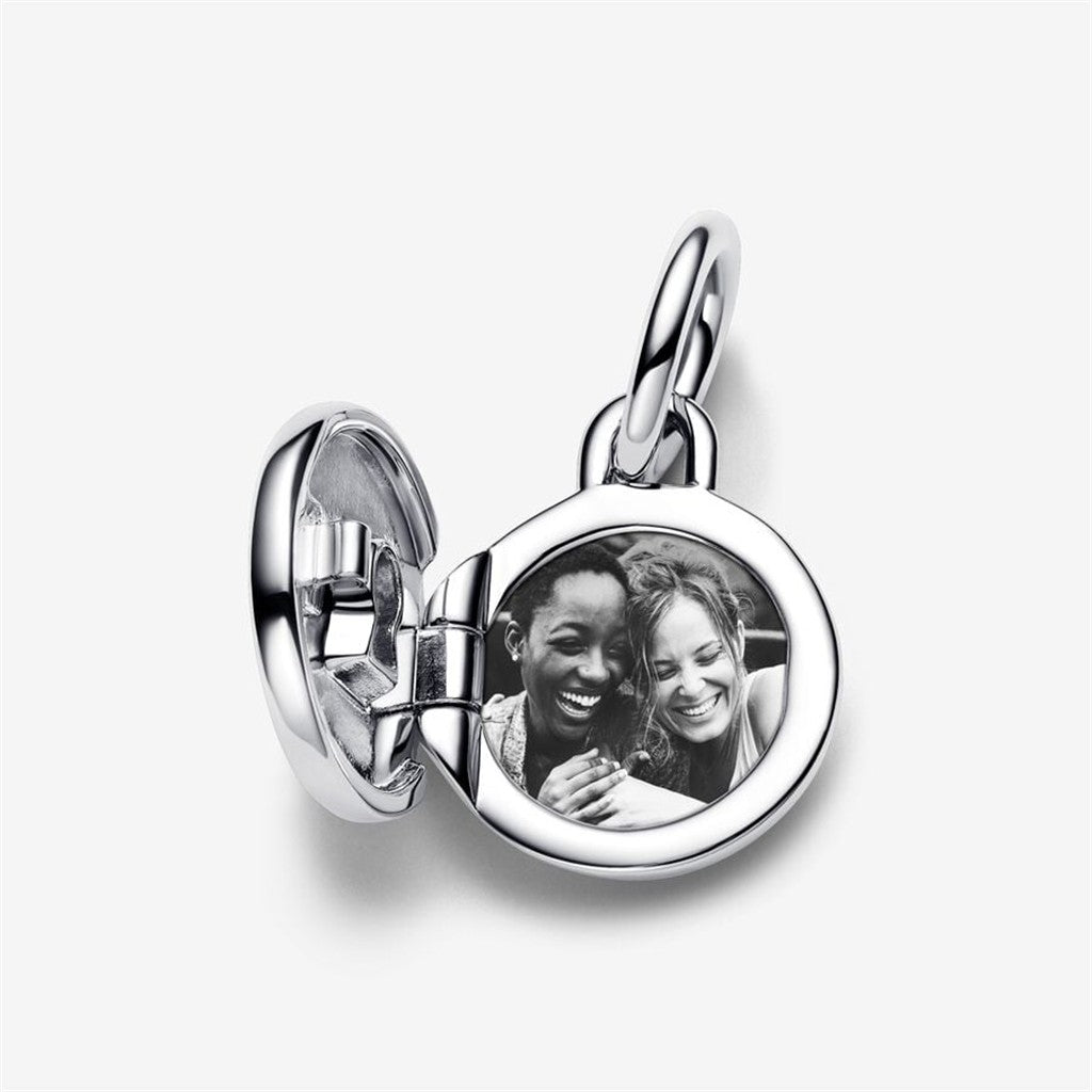 Pandora Moments Openable & Engravable Love Locket Dangle Charm