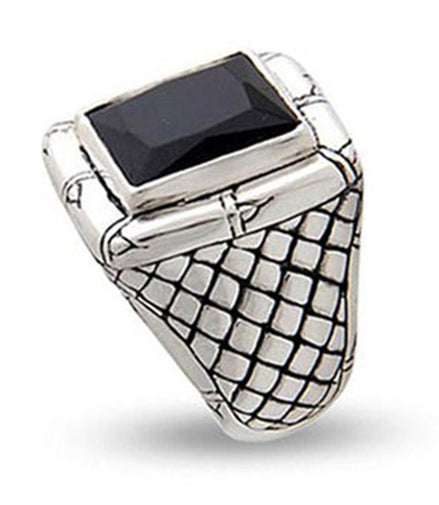 Precious Metal (No Stones) Fashion Rings - Men'