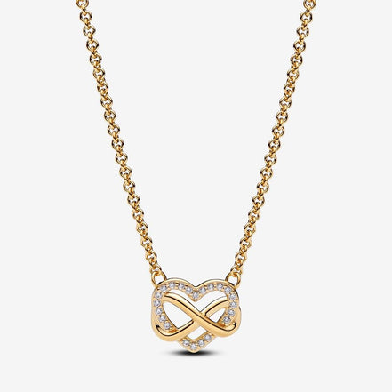 Pandora Timeless Sparkling Infinity Heart Jewelry Gift Set